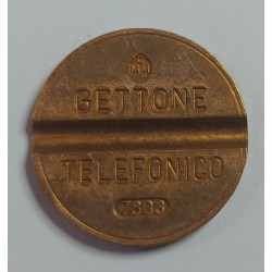 GETTONE TELEFONICO CON SEGNO DI ZECCA NUMERO DI SERIE 7803 RARO
